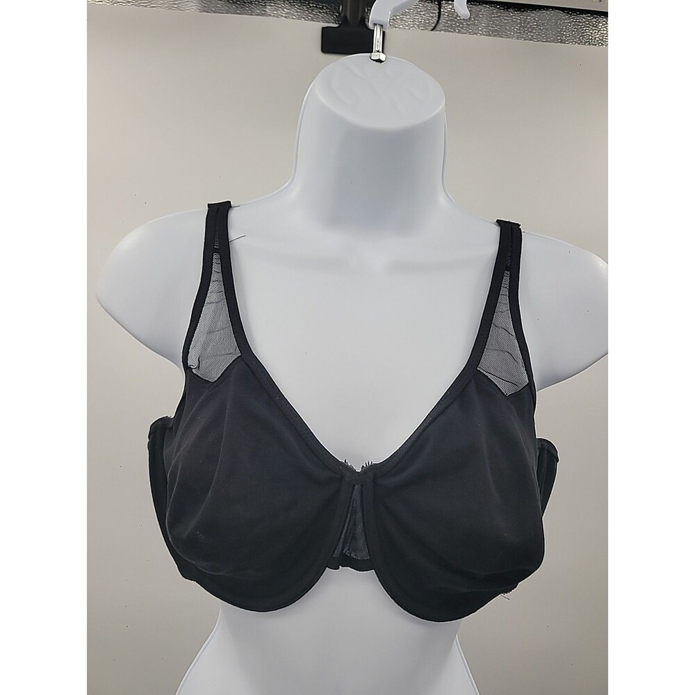 Wacoal Black Seamless Underwire Bra Sz 38D